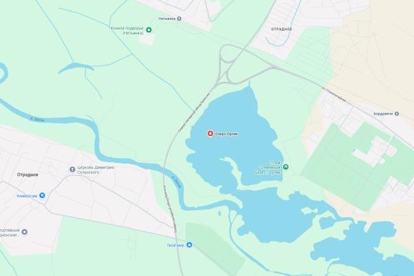 Водоем возле Орлика